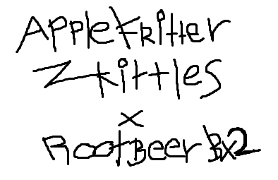 Apple Fritter Zkittles x Rootbeer Bx2