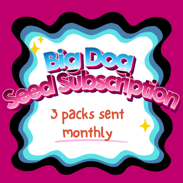 BIG DOG SEED SUBSCRIPTION SERVICE