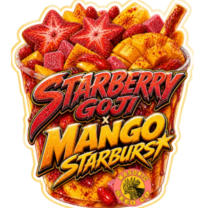 (Strawberry Goji x Mango Starburst)