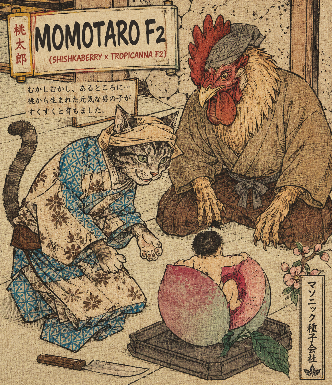 Momotaro F2 (Shishkaberry F2 x Tropicanna F2)