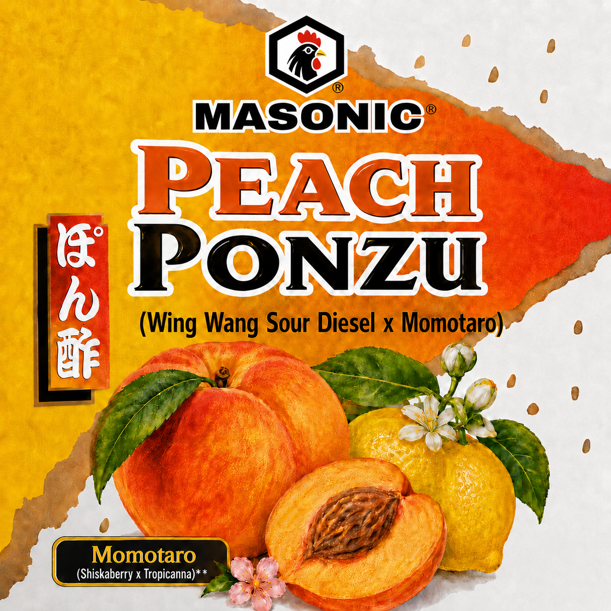 Peach Ponzu (Wing Wang Sour Diesel x Momotaro)