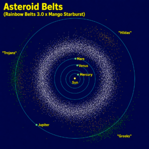 Asteroid Belts (Rainbow Belts 3.0 x Mango Starburst)